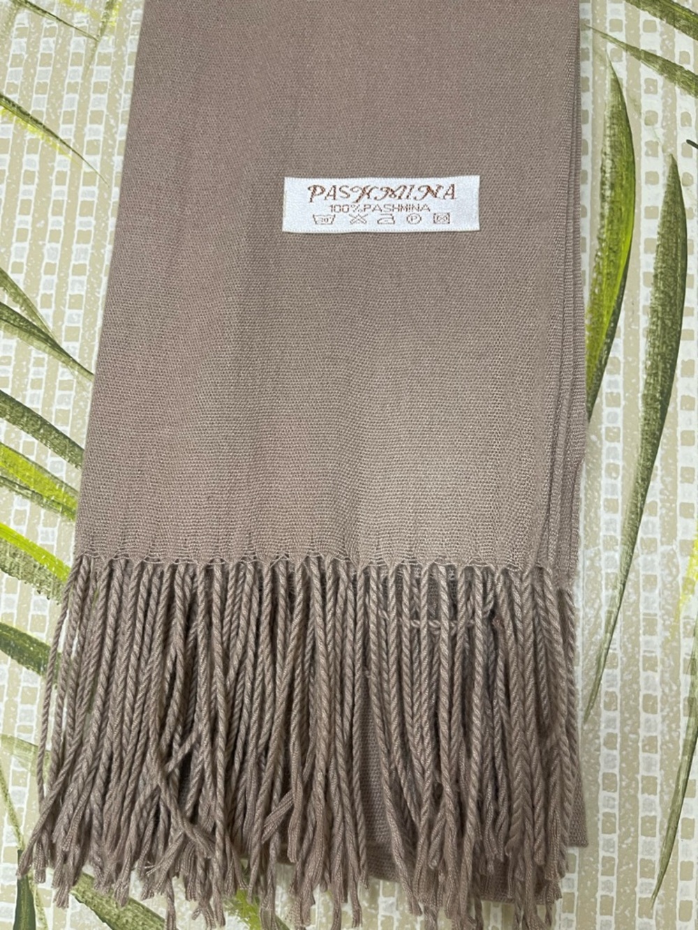 Pashmina Scarf in Taupe NWOT